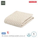 【マラソン限定!ポイント超UP中】フランスベッド 抗菌・防臭 バイオベッドパッド Kキング