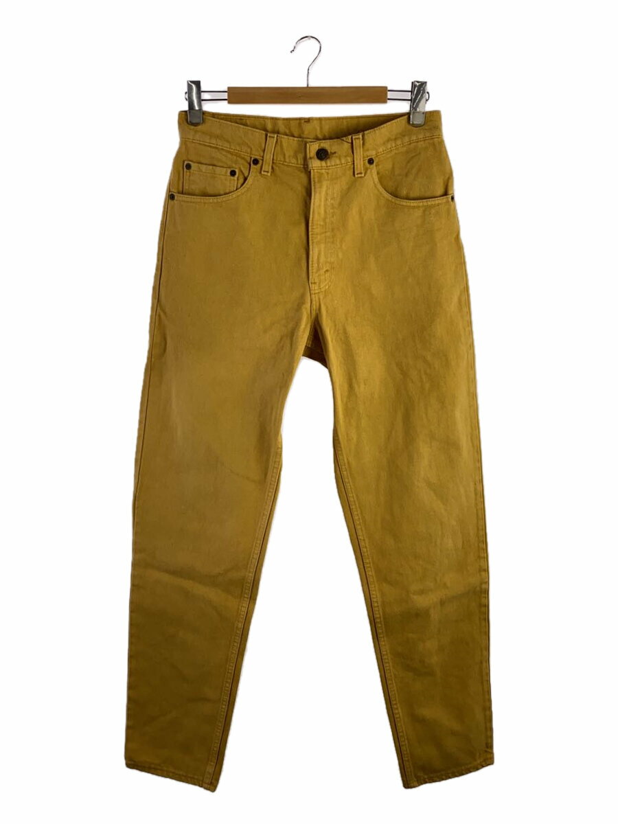 【中古】Levi’s◆ボトム/33/コットン/YLW/550-0774【メンズウェア】