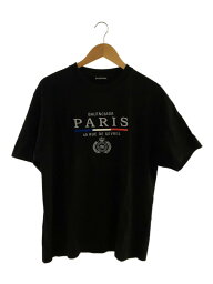 【中古】BALENCIAGA◆PARIS T-SHIRT/<strong>Tシャツ</strong>/M/コットン/594579 TGV48【メンズウェア】