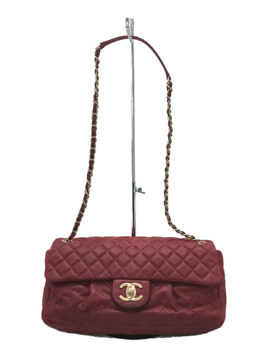 【中古】<strong>CHANEL</strong>◆<strong>マトラッセ</strong>30<strong>チェーンショルダー</strong>バッグ/レザー/RED【バッグ】