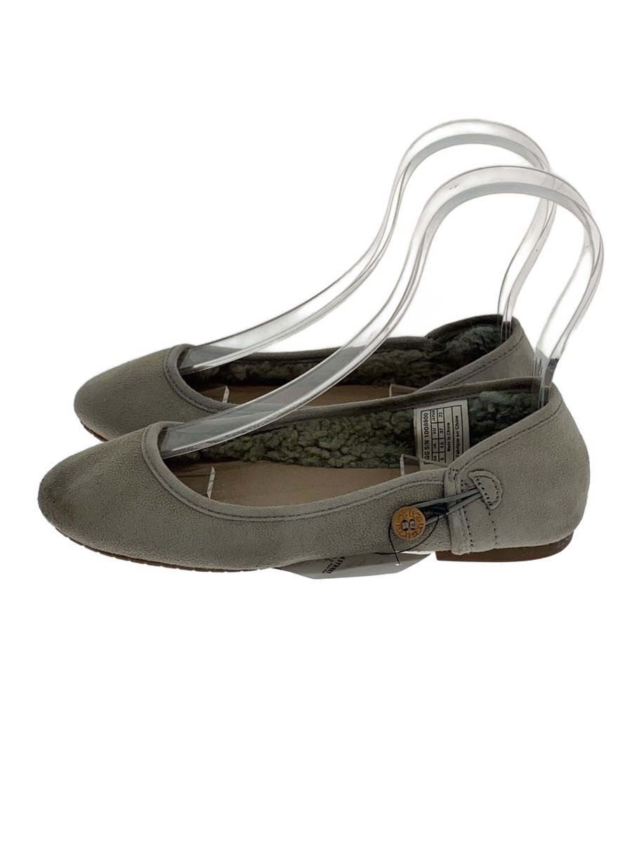 【中古】UGG australia◆フラットパンプス/23cm/GRY/1008800【シューズ】