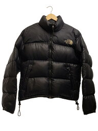 【中古】THE NORTH FACE◆90sNUPTSE JACKET/<strong>ダウンジャケット</strong>/ナイロン/ブラック/NF003AS【メンズウェア】