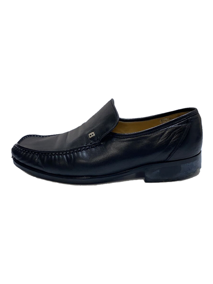 【中古】BALLY◆ローファー/UK6.5/BLK【シューズ】