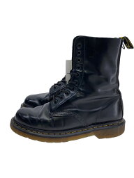【<strong>中古</strong>】Dr.Martens◆レースアップブーツ/UK7/BLK/レザー【シューズ】