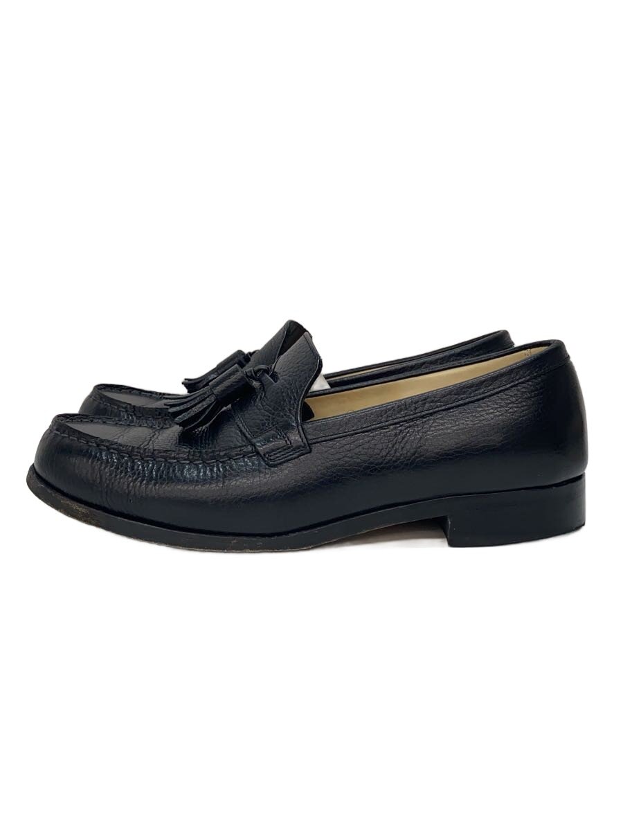 【中古】foot the coacher◆ローファー/UK7.5/BLK/レザー/FTC2234010【シューズ】