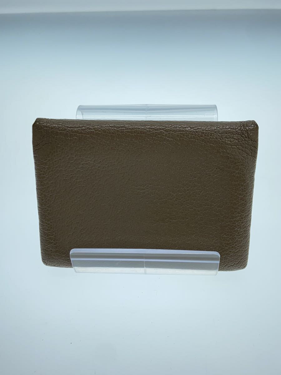 【中古】HERMES◆カルヴィ デュオ/カードケース/レザー/BEG/レディース【服飾雑貨他】