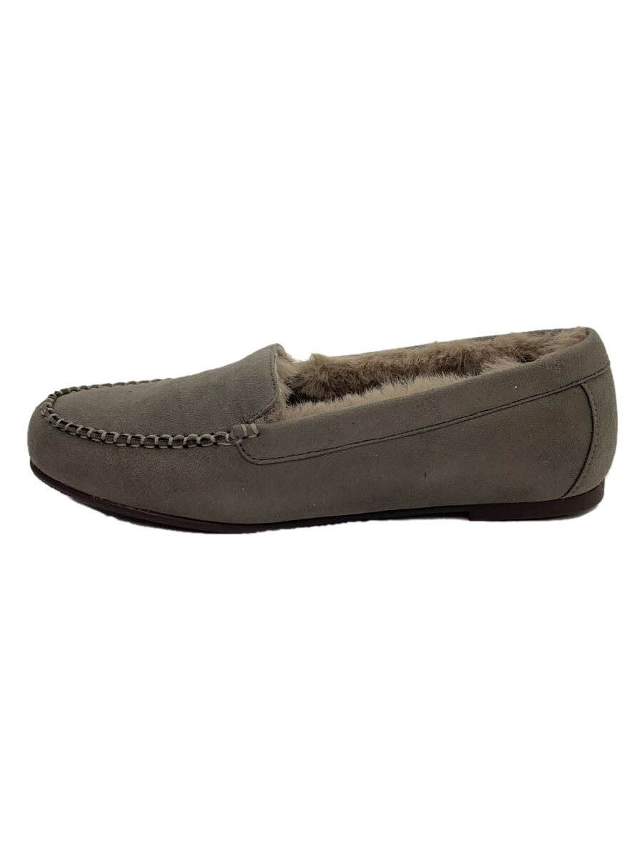【中古】UNITED ARROWS green label relaxing◆フラットパンプス/23.5cm/GRY【シューズ】