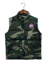 ★送料無料★【中古】CANADA GOOSE◆ダウンベスト/S/ポリエステル/KHK/カモフラ【メンズウェア】