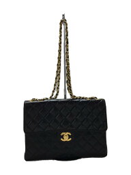 【中古】CHANEL◆マトラッセ 30/ショルダーバッグ/レザー/ブラウン/ゴールドチェーン/ココマーク///【バッグ】