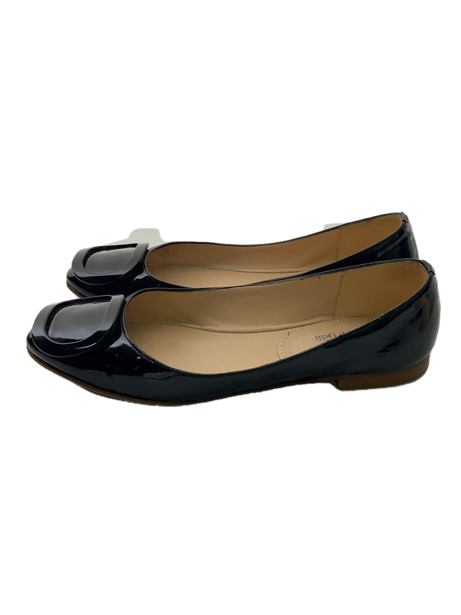 【中古】FABIO RUSCONI◆フラットパンプス/36/BLK/4556-343-0127-0945【シューズ】