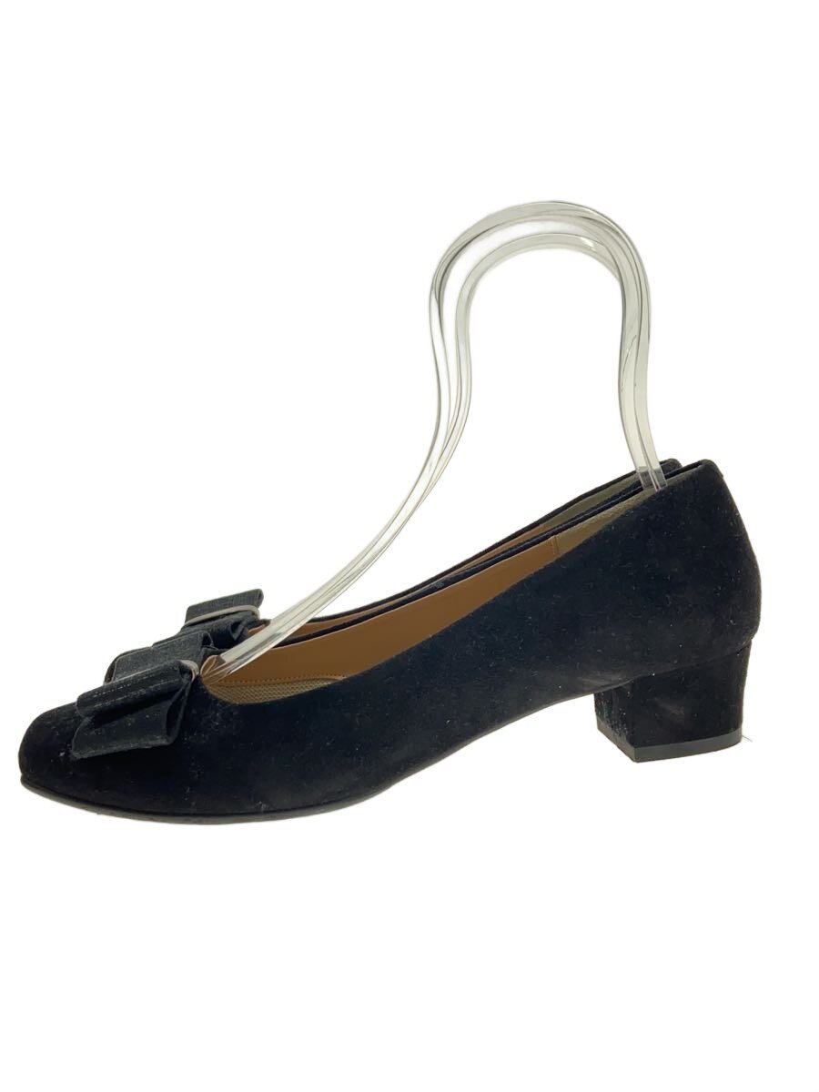 【中古】DIANA◆フラットパンプス/24cm/BLK/YG43653【シューズ】