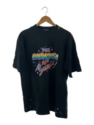 【中古】BALENCIAGA◆22AW/90/10/Tシャツ/S/コットン/BLK/641675 TMVH3【メンズウェア】