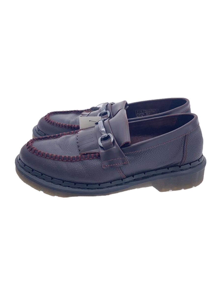 【中古】Dr.Martens◆ADRIAN SNAFFLE/ビットローファー/UK7/BRD/レザー【シューズ】