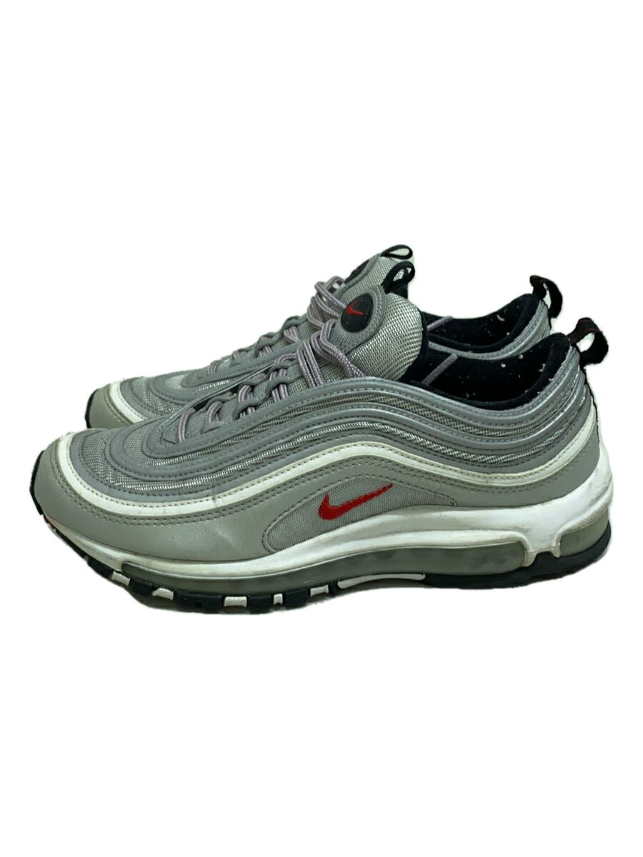 【中古】NIKE◆AIR MAX 97 OG QS/<strong>エアマックス97</strong>/<strong>シルバー</strong>/884421-001/26.5cm/SLV【シューズ】