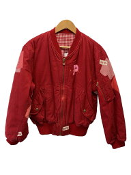 【中古】PINK HOUSE◆<strong>ブルゾン</strong>/--/コットン/RED/PO176FJM07【レディースウェア】