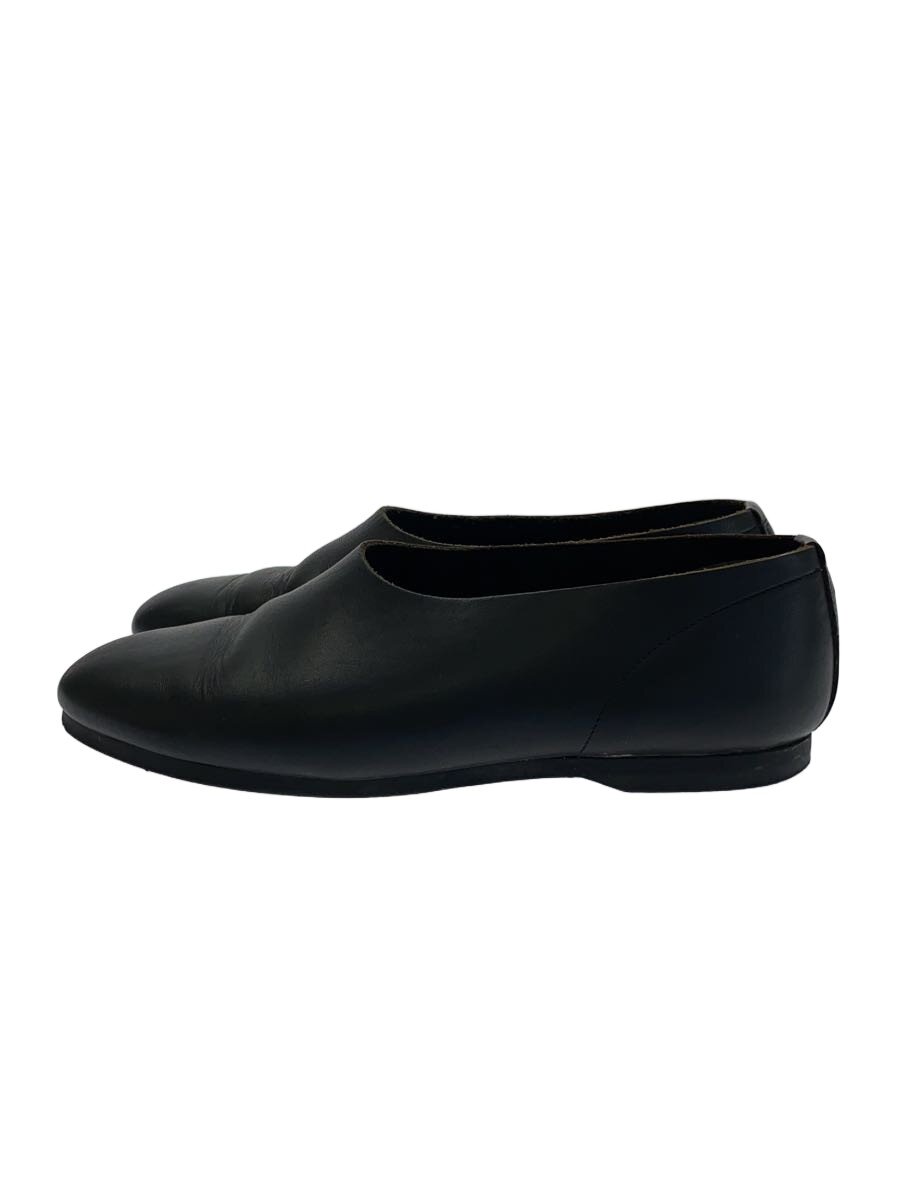 【中古】Y’s◆※履きシワ有/フラットパンプス/SS/BLK/レザー/YF-A38-712【シューズ】