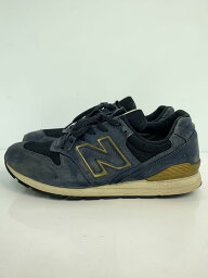 【中古】NEW BALANCE◆<strong>MRL996</strong>/ネイビー/27.5cm/ネイビー/スウェード/変色、使用感有り【シューズ】