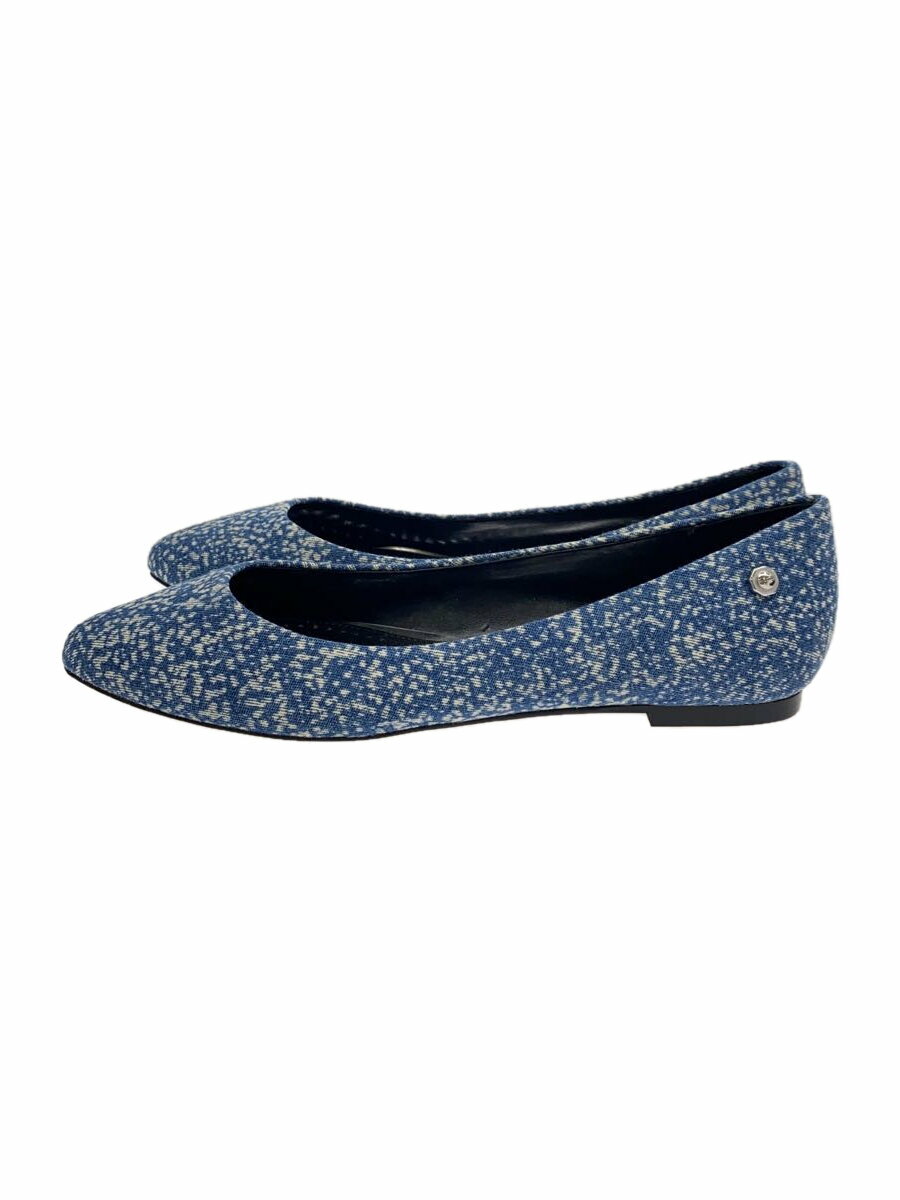 【中古】DIESEL◆フラットパンプス/38/IDG//【シューズ】