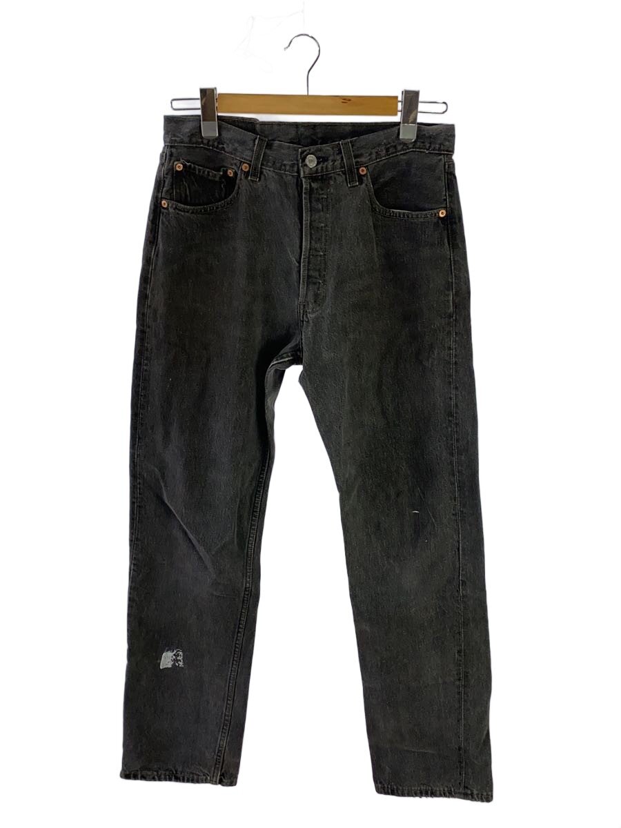 【中古】Levi’s◆501-0658/先染め/USA製/ボタン裏653/ボトム/33/デニム/BLK//【メンズウェア】