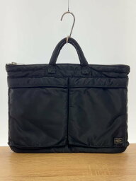 【中古】PORTER◆<strong>SHORT</strong> <strong>HELMETBAG</strong>/TANKER/ハンドバッグ/--/BLK【バッグ】