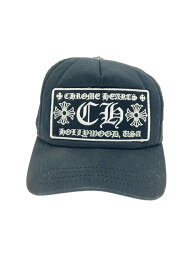 【中古】CHROME HEARTS◆<strong>キャップ</strong>/--/コットン/BLK/メンズ【服飾雑貨他】