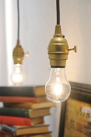 【インダストリアル ペンダントライト ペンダント照明　真鍮 電球セット LED対応 バー …...:junkcolors:10006070