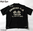 No.SE37211 STYLE EYES スタイルアイズROYON BOWLING SHIRTW/CHAIN EMB'D“CHECKERED FLAG”
