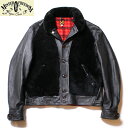 No.SC80550 MFSC ミスターフリーダムMade in U.S.A.COWHIDE × SHEEPSKIN “BLACK” BALOO JACKET