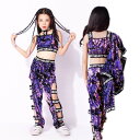 子供服 ダンス スパンコール衣装 チアガール チア 2点セッ...