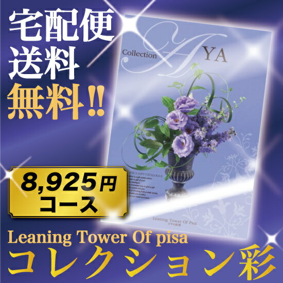 カタログギフト コレクション彩★ピサの斜塔コース★香典返し 仏事 法事・法要引き出物 満中陰志 粗供養の専門店★全国送料無料　挨拶状・喪中ハガキ無料作成