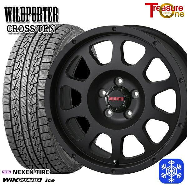 205/65R16 ヤリスクロス 10アルファード 2024〜2025年製 ネクセン ウィンガードアイス トレジャーワン ワイルドポータークロステン MB 16インチ 7.0J 5H114.3 送料無料 冬タイヤホイール4本セット