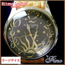 【Ritmo Latino腕時計フィーノ(ブラック/バンド:...