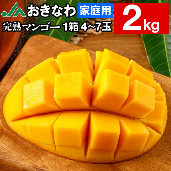 【ポイント2倍】 <strong>マンゴー</strong> <strong>沖縄</strong> 家庭用 JAおきなわ 訳あり 完熟<strong>マンゴー</strong> 2kg アップル<strong>マンゴー</strong> 4～7玉 送料無料 訳あり<strong>マンゴー</strong> mango 完熟 旬の果物 フルーツ 果物 産地直送 お取り寄せ 国産 自宅用 7/19以降順次出荷