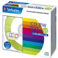 送料無料！三菱化学メディア Verbatim CD-RW 700MB くり返し記録用 1-…...:jyp-shop:10102247
