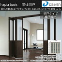 大建工業 ダイケン DAIKEN hapia basis(ハピアベイシス) 間仕切戸 格子採光 1680幅(6尺間口) 2330高(8尺高) 室内ドア 折戸タイプ 内装ドア 新築 リフォーム DIY 建具 内装 建材 激安