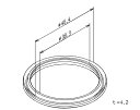 【メール便なら300円発送可能】TOTO 93269HPRSP シングルレバー混合栓用Uパッキン※1枚の価格です。通常は2枚使います