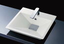 TOTO LS910CR#NW1+TENA12F+T6PM6 ベッセル式洗面器+水栓金具・壁排水金具のセット カウンター式洗面器ベッセル式(ハイクオリティ洗面器)※ 水をためられません。