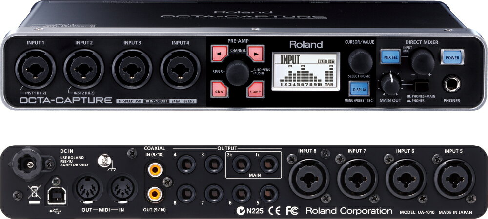 ~@\ځI҂USBI[fBII/Oo!!Roland OCTA-CAPTURE 24-bit/192kHz Hi-SPEED USB Audi..
