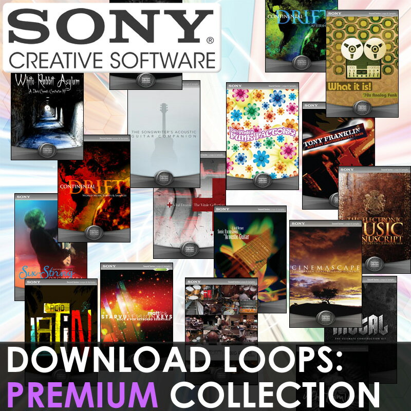 ȃ_E[hCZX̔ISony Creative Software SONY DOWNLOAD LOOPS: PREMIUM COLLECTION