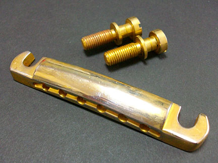 񻺥ߡ㥹ȡơԡΥå͡Montreux Retrovibe Parts Aluminum Tailpiece gold relic 1455̵ ᡼!! smtb-u