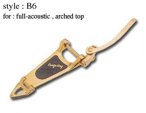 Bigsby Vibrato Tailpiece B6 Plated Gold ビグスビー ビブラート・テイルピース アーム【送料無料】