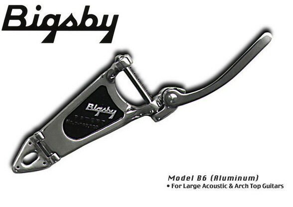 Bigsby Vibrato Tailpiece B6 Polished Aluminum ビグスビー ビブラート・テイルピース アーム【ご予約受付中】【送料無料】