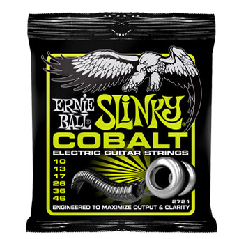 ERNIE BALL Cobalt Slinky Guitar Strings #2721 Regular 《10-46 エレキギター弦》アーニーボール/コバルトスリンキー 【※メール便】