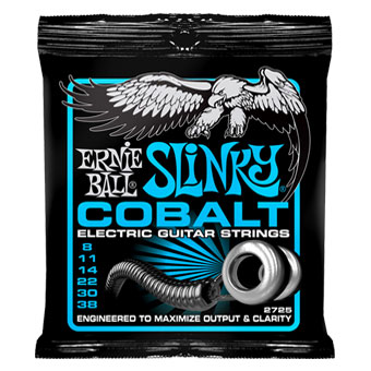 ERNIE BALL Cobalt Slinky Guitar Strings #2725 Extra 《08-38 エレキギター弦》アーニーボール/コバルトスリンキー 【※メール便】アーニーボール独自の製法により誕生！コバルト弦！