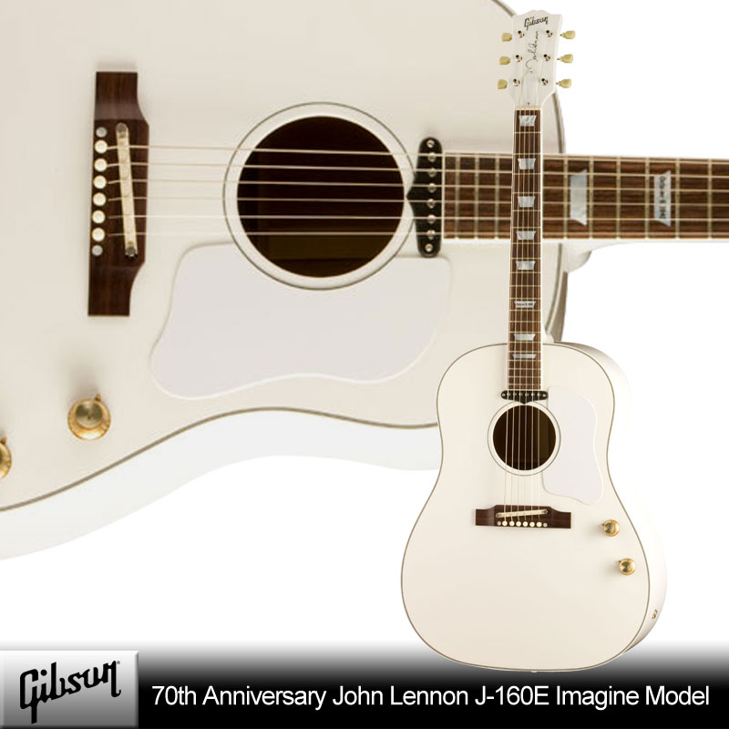 Gibson 70th Anniversary John Lennon J-160E Imagine Model 【エレアコセット付】【送料無料】