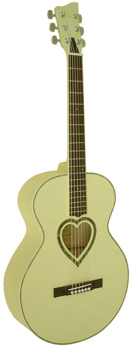 JJ Heart JJC-HRTKIT ギターセット(PYW)プレゼントに最適なキュートなアコギセット♪