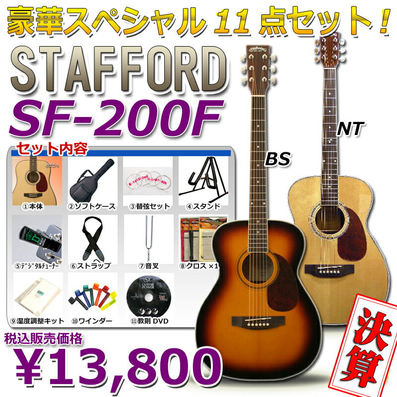 Stafford SF-200F 【これで完璧!!11点入門セット付!!】【期間限定決算セール対象特価品】