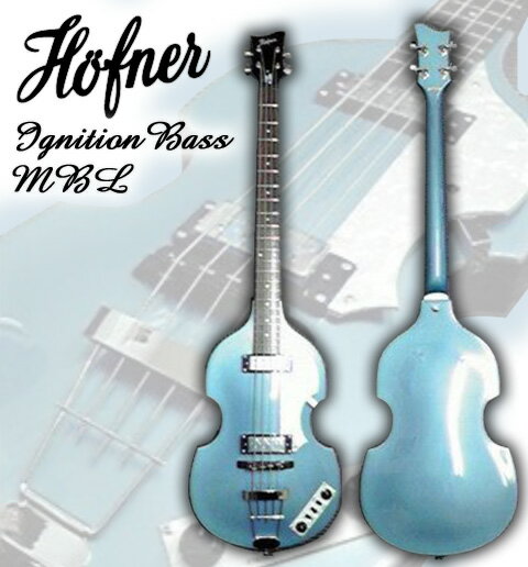 Hofner Ignition Bass (MBL) ヘフナー ヴァイオリンベース【限定カラー】 【ベースセット付き】【送料無料】