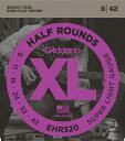 D'Addario EHR320 Half Rounds, Super Light, 09-42 《エレキギター弦》 ダダリオ 【