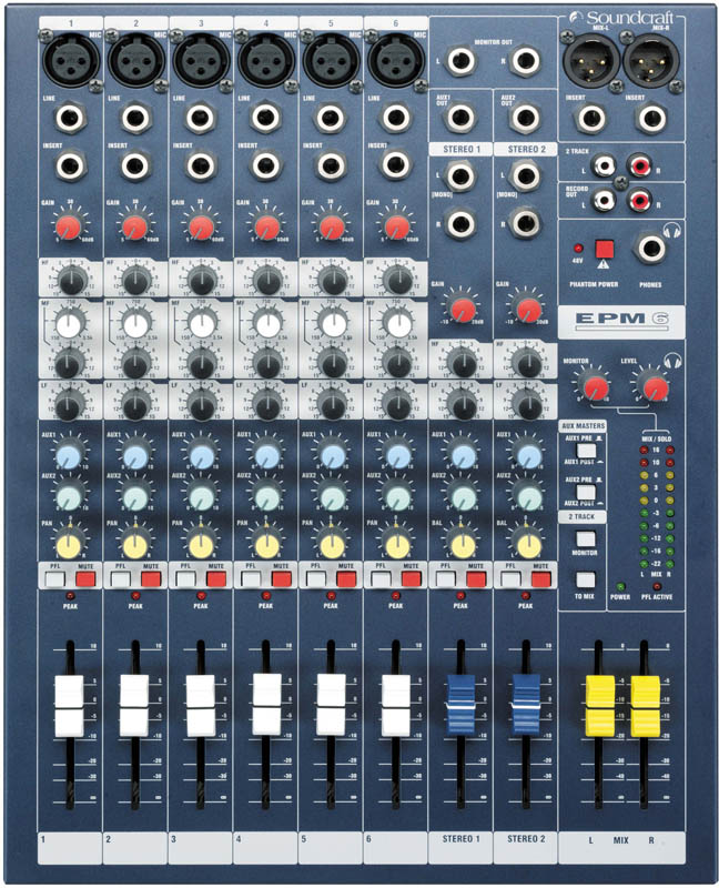 SOUNDCRAFT EPM6《ミキサー》【送料無料】...:k-gakki:10064059